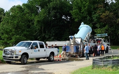 Enviro-Care Beast Septage Receiving Station Demonstration at Maryland Wastewater Treatment Facility.