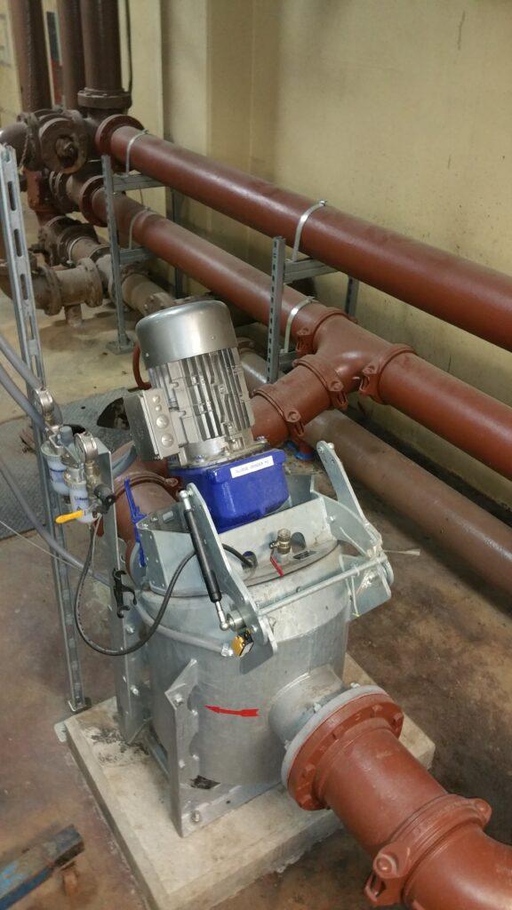 Vogelsang RotaCut grinder on wastewater sludge. Envirep is the manufacturers representative in PA, MD, DE, NJ, and DC