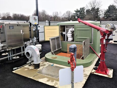 Gorman-Rupp Above Ground Valve Package with OmniSite Pump Station Monitoring System