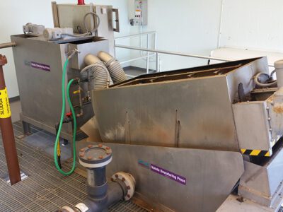 PWTech Volute Press at Wastewater Treatment Plant