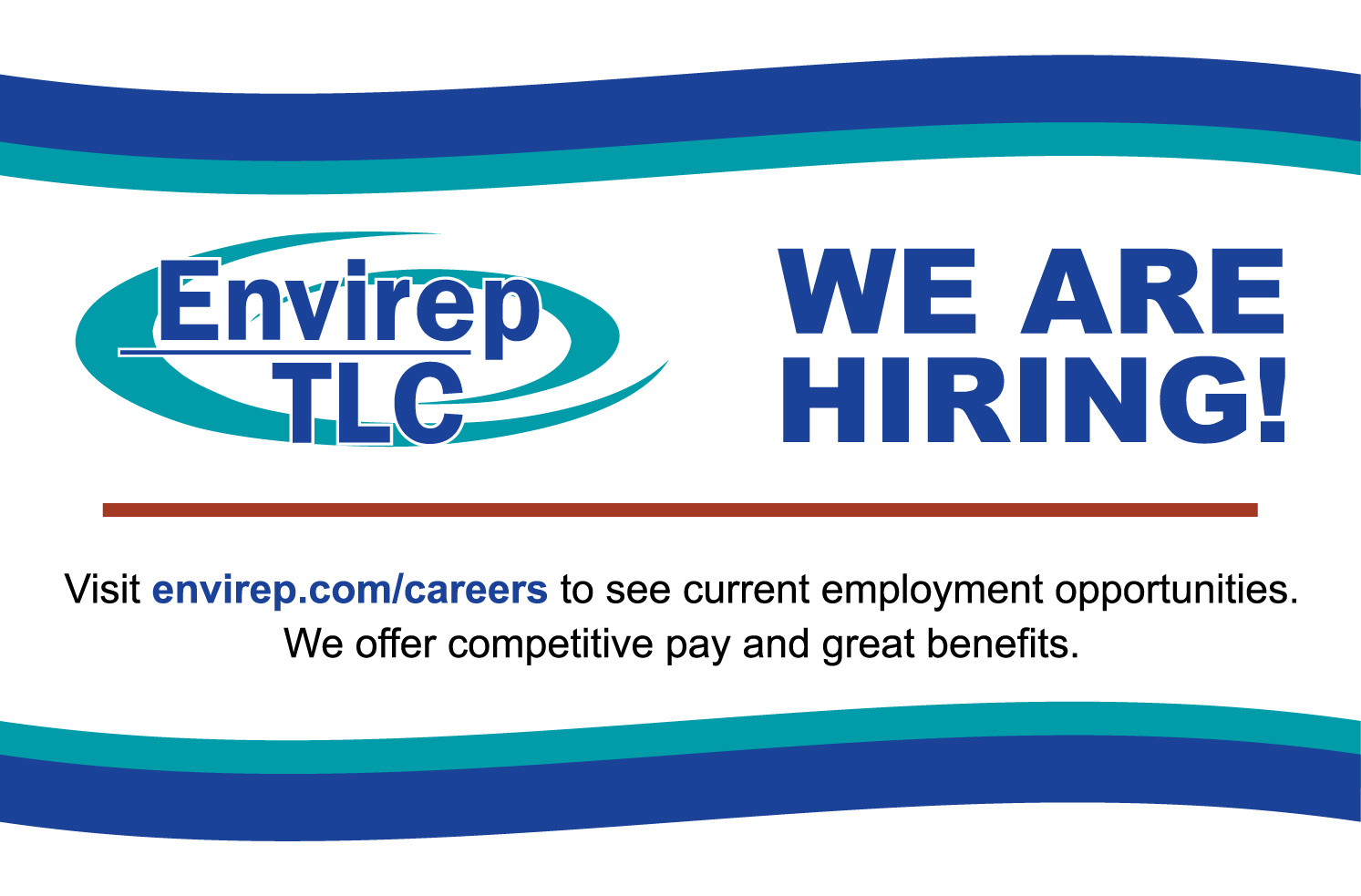 We are hiring! Visit envirep.com/careers to see current employment opportunities.