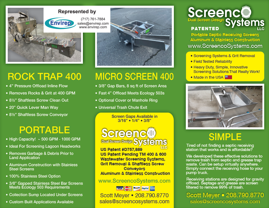 Screenco Systems Dual Screen Design
